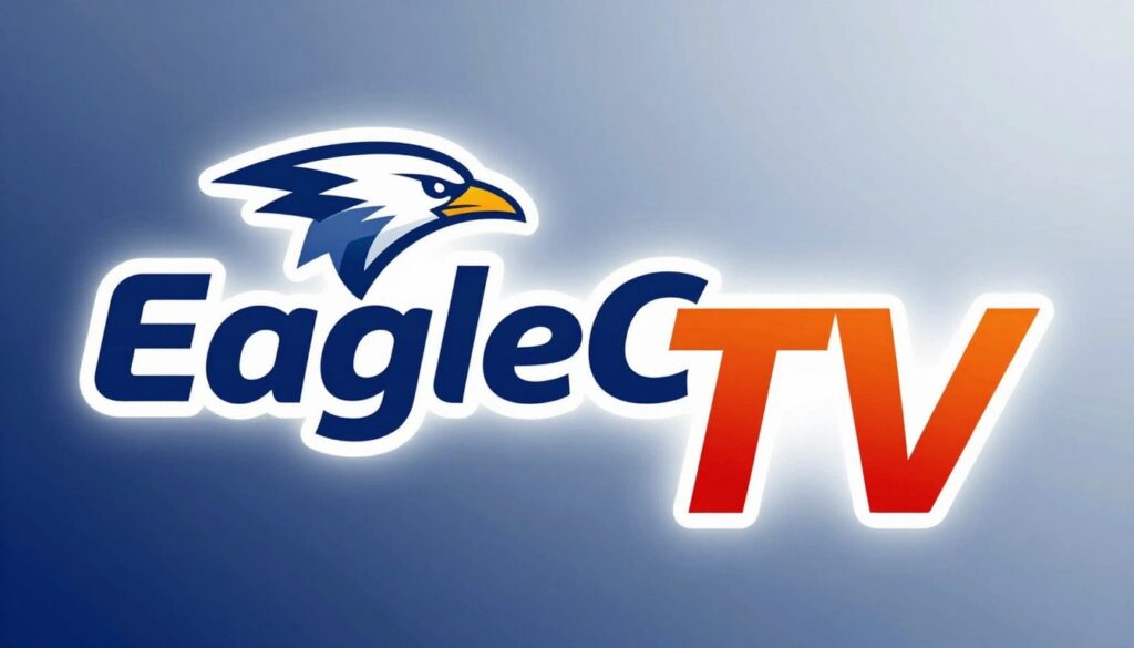Generate an image of the EagleCast TV logo with a sleek, modern design. Generate an image of the EagleCast TV logo with a sleek, modern design.