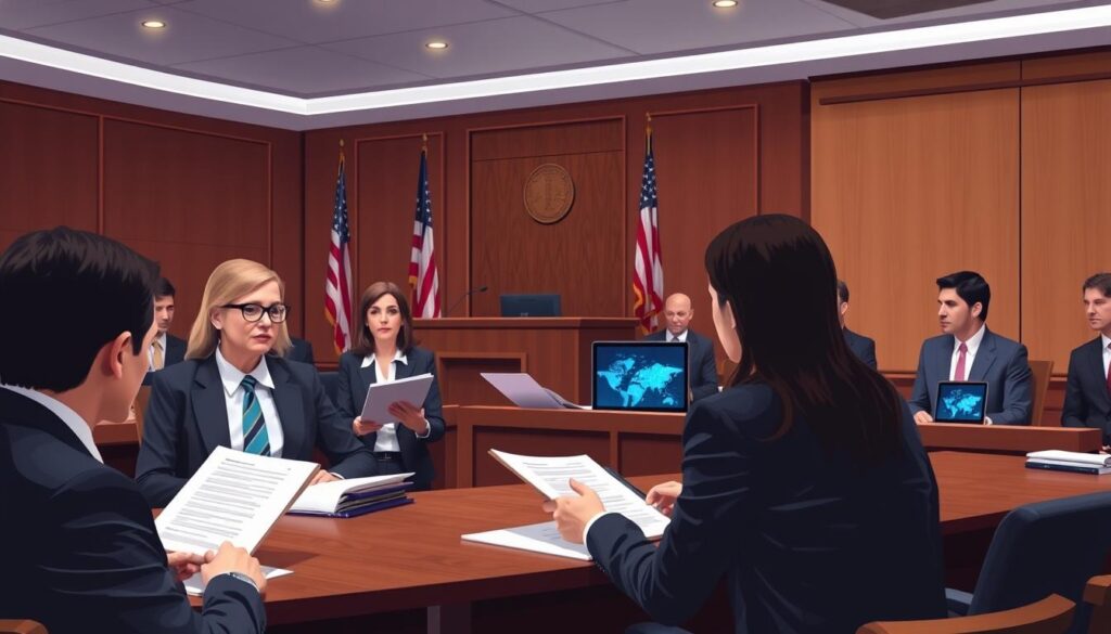 Generate an image related to IPTV legal battles Generate an image related to IPTV legal battles