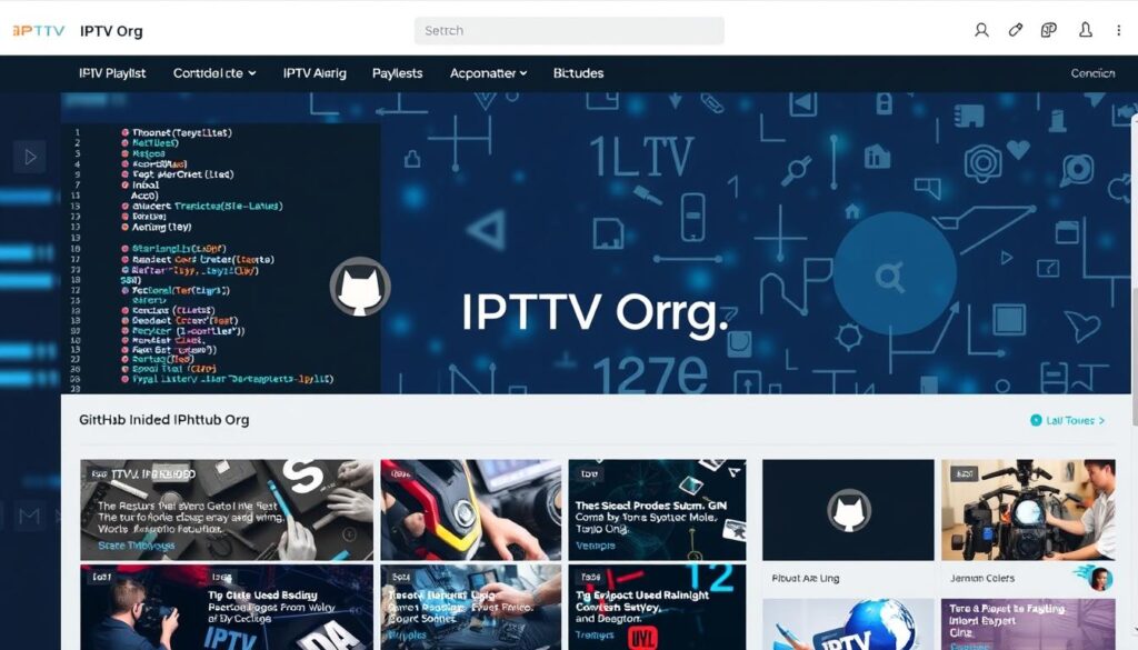 Generate an image representing IPTV Org's GitHub playlist Generate an image representing IPTV Org's GitHub playlist
