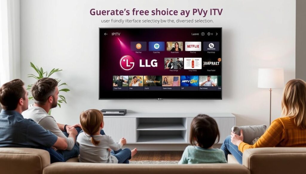Generate an image representing LG Channels' free IPTV Generate an image representing LG Channels' free IPTV