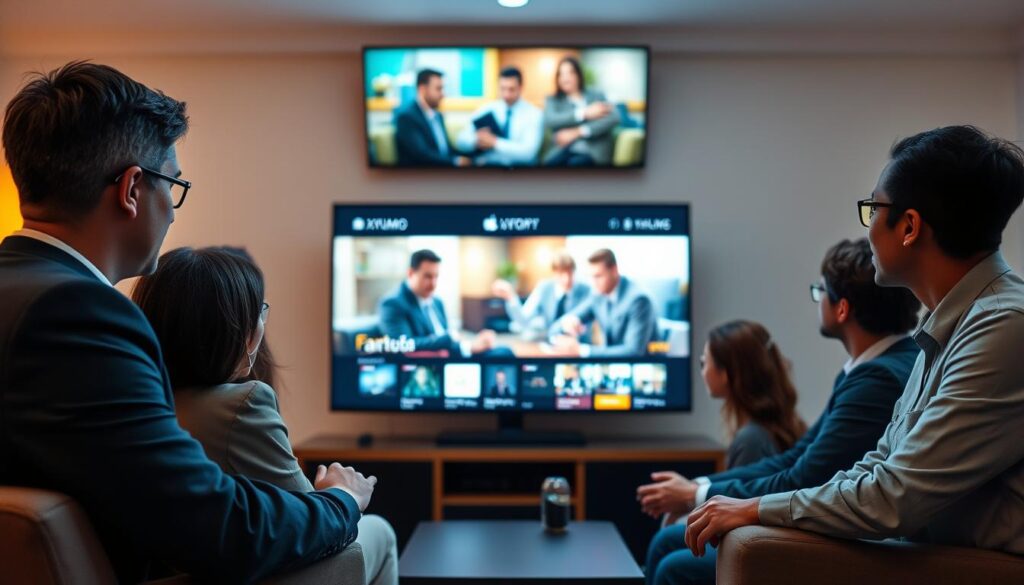 Generate an image representing Xumo's free TV streaming Generate an image representing Xumo's free TV streaming