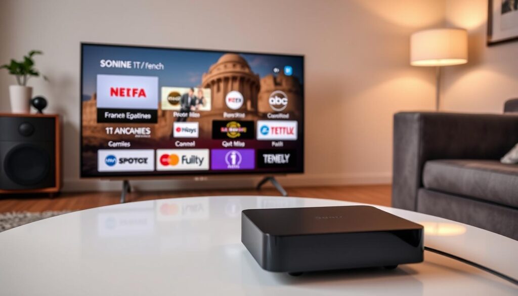 Image of Sonix IPTV French channel lineup on a Quebecois device Image of Sonix IPTV French channel lineup on a Quebecois device