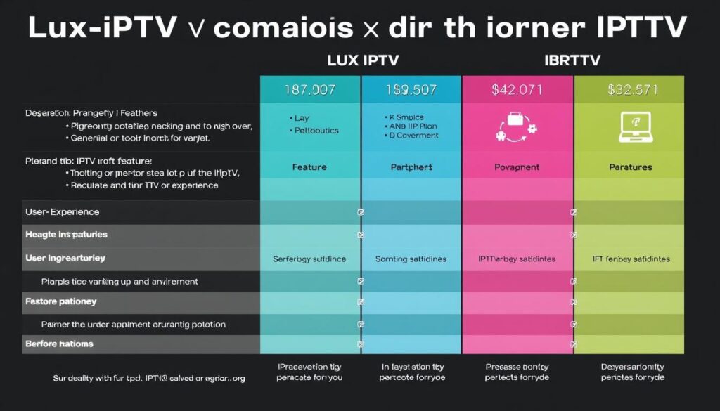 Compare Lux-IPTV with other IPTV services Compare Lux-IPTV with other IPTV services