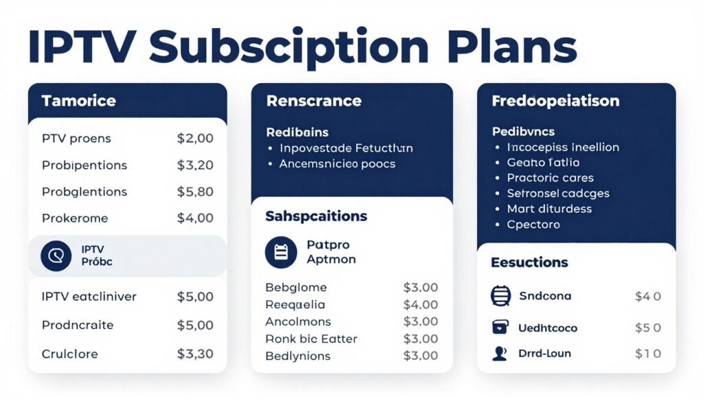Explore IPTV Subscription Plans Explore IPTV Subscription Plans
