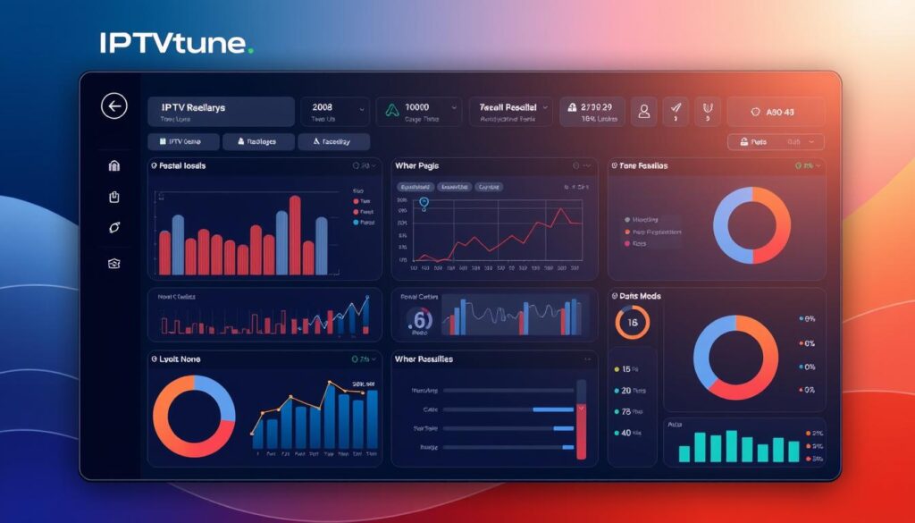 Generate an image of IPTVtune's reseller dashboard Generate an image of IPTVtune's reseller dashboard
