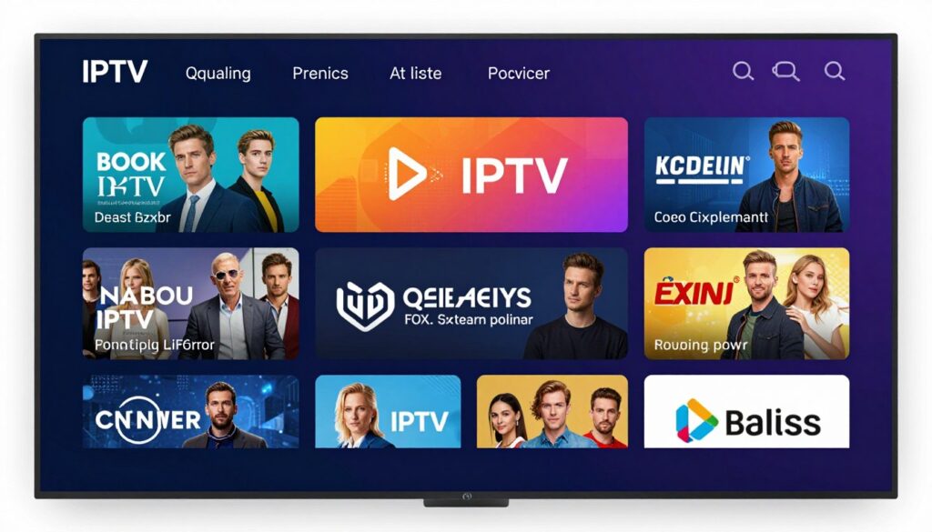 Generate an image of a high-quality IPTV service with top-tier streaming resolution options. Generate an image of a high-quality IPTV service with top-tier streaming resolution options.