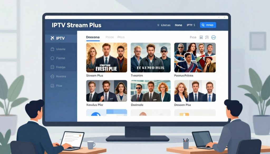 Generate an image representing IPTV Stream Plus service Generate an image representing IPTV Stream Plus service