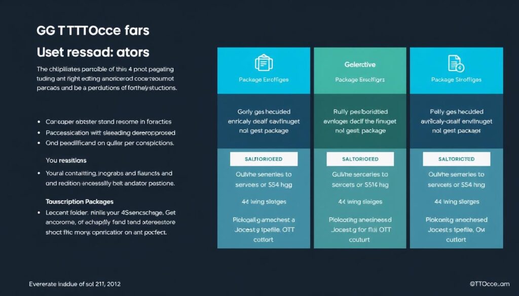 Generate an image representing OTTOcean's subscription packages Generate an image representing OTTOcean's subscription packages