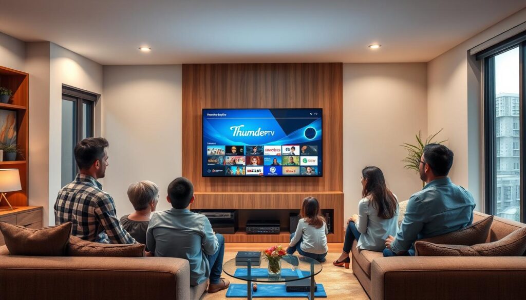 Generate an image representing Thunder IPTV service Generate an image representing Thunder IPTV service