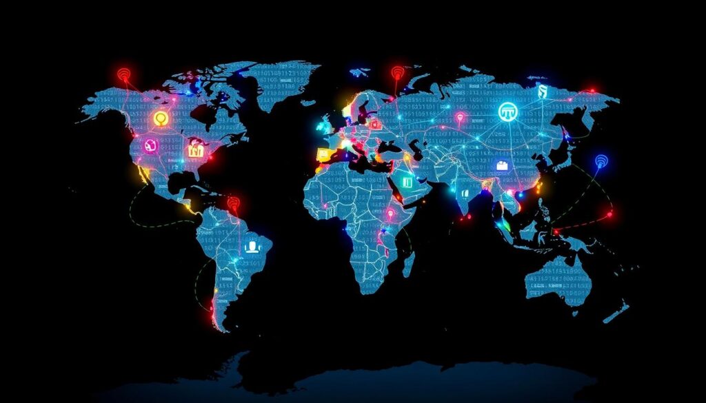 Generate an image representing global IPTV channel coverage Generate an image representing global IPTV channel coverage