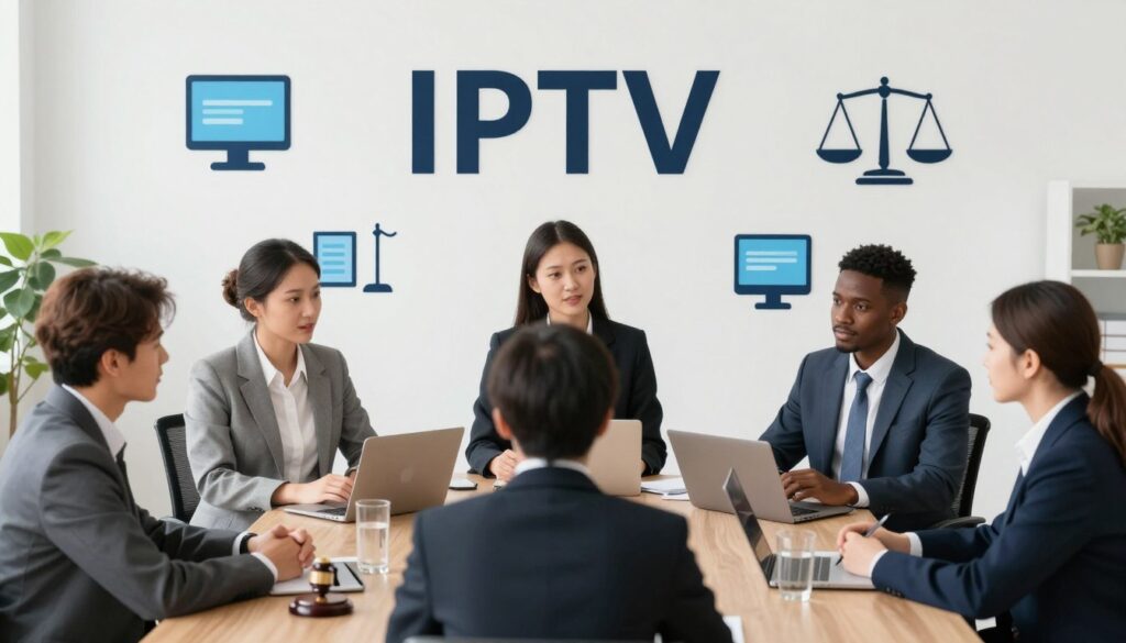 Generate an image representing the concept of IPTV legality Generate an image representing the concept of IPTV legality