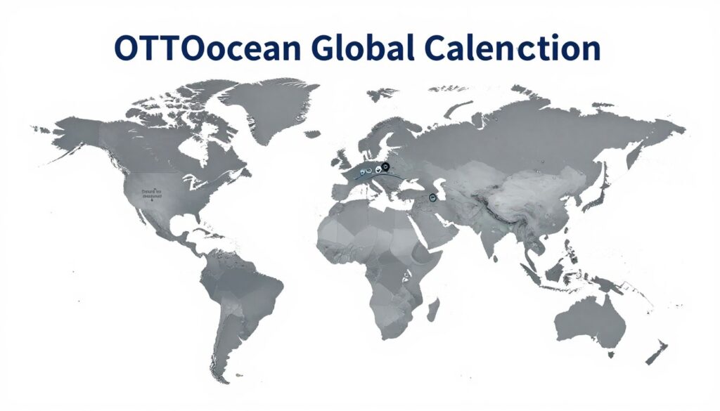 Generate an image showing OTTOcean's global channel selection. Generate an image showing OTTOcean's global channel selection.